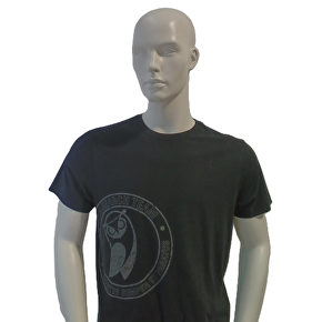 T-shirt logo groot grijs