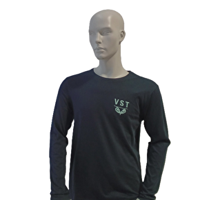 T-shirt lange mouw blauw