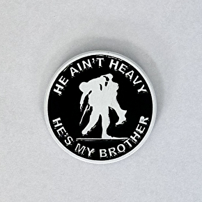 Pin He ain't heavy, He's my brother
