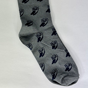 Sokken Uil Grijs