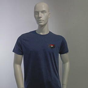 T-shirt Uil Nederlandse vlag blauw