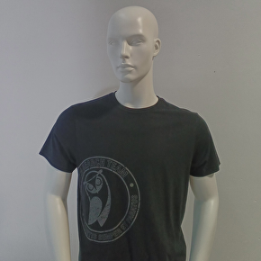 T-shirt logo groot grijs